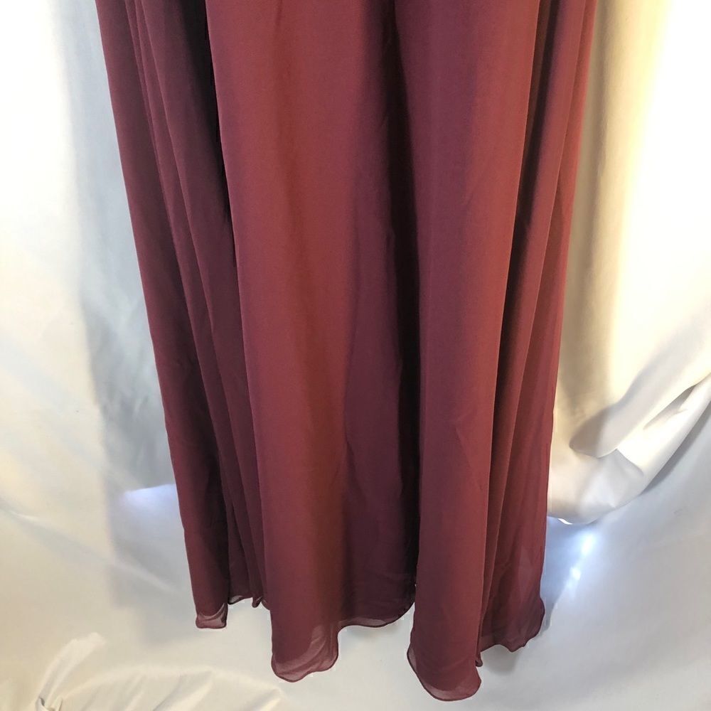 DB Studios Celebrate Wine size 0 lace chiffon off… - image 4